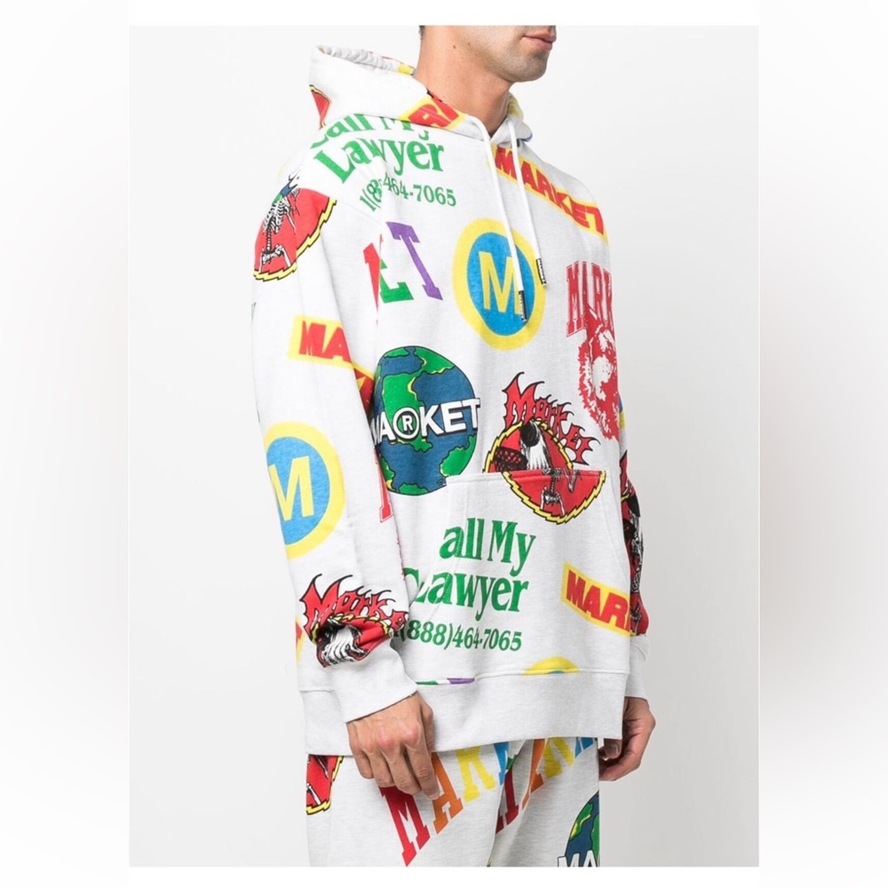 Call my lawyer graphic-print hoodie